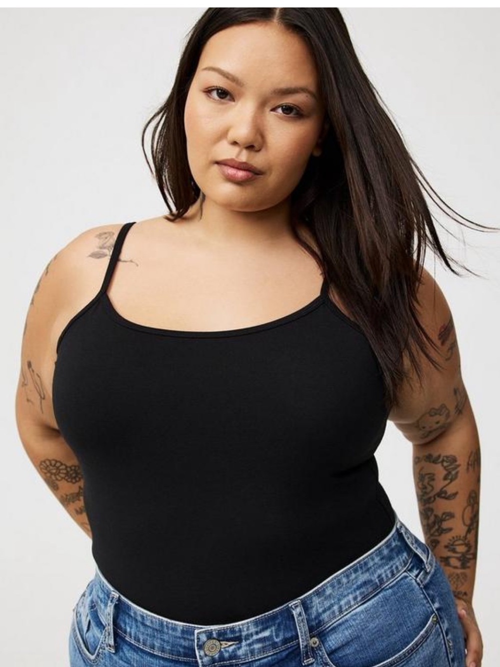 torrid Foxy Tunic Black Cami N4